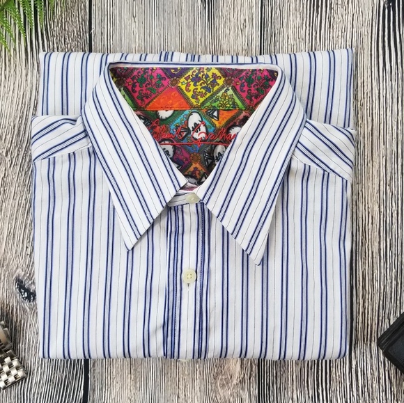 Robert Graham Other - Robert Graham Moneybag Striped Shirt